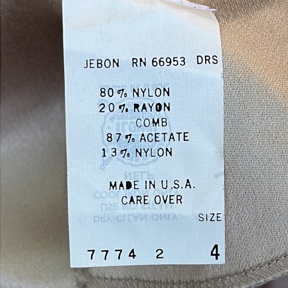 Leslie Fay vintage dressy dress 6P - Picture 6 of 12